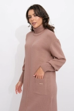 Платье Д 2972/кофе