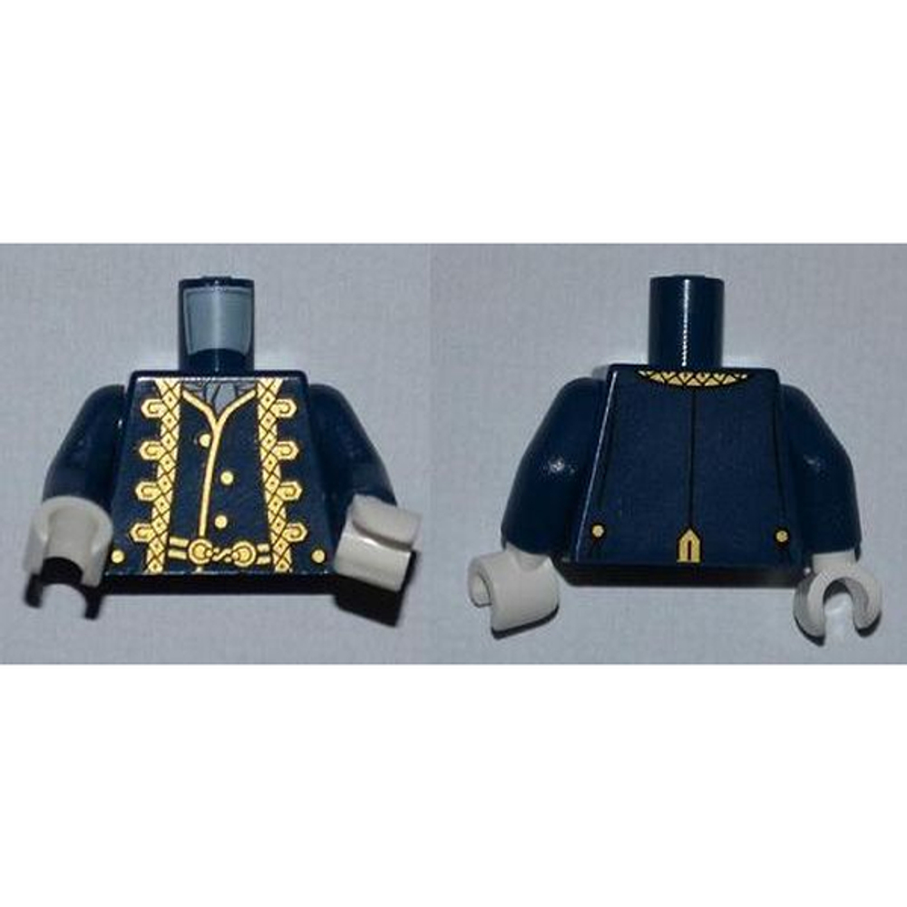 Форменная куртка Torso PotC поверх жилета с золотой отделкой / Темно-синие руки / Белые кисти 973pb0945c01