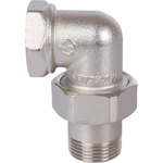 Американка STOUT никелированная угловая 3/4" ВР/НР O-Ring уплотнение