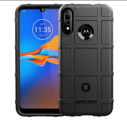 Чехол для Motorola Moto E6S (E6 Plus) цвет Black (черный), серия Armor от Caseport