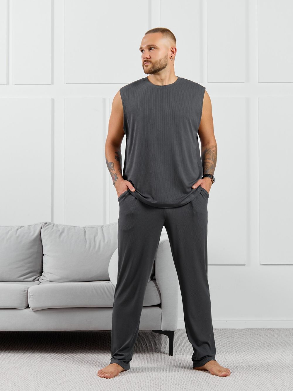 Брюки мужские Алессандро-3 Виотекс ГРАФИТОВЫЙ