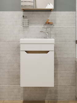 Тумба под раковину без столешницы DIWO Архангельск 40 подвесная, дуб сонома 1