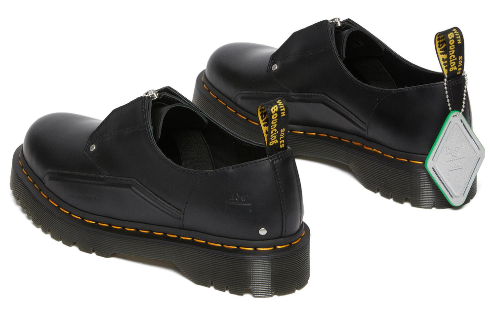 A-COLD-WALL * x Dr.Martens Martin 1461 BEX Series Comfort Low Help Flat Shoes Men and Women Same Black