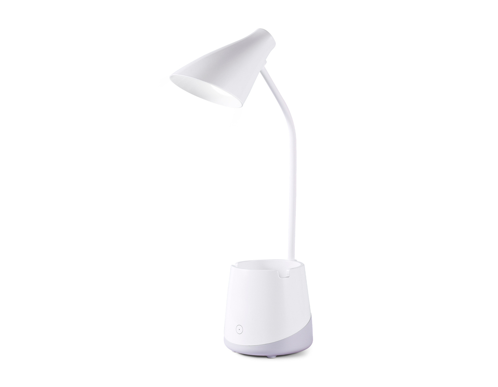 Светильник светодиодный настольный DE563 WH белый LED 3000-6000K 5W