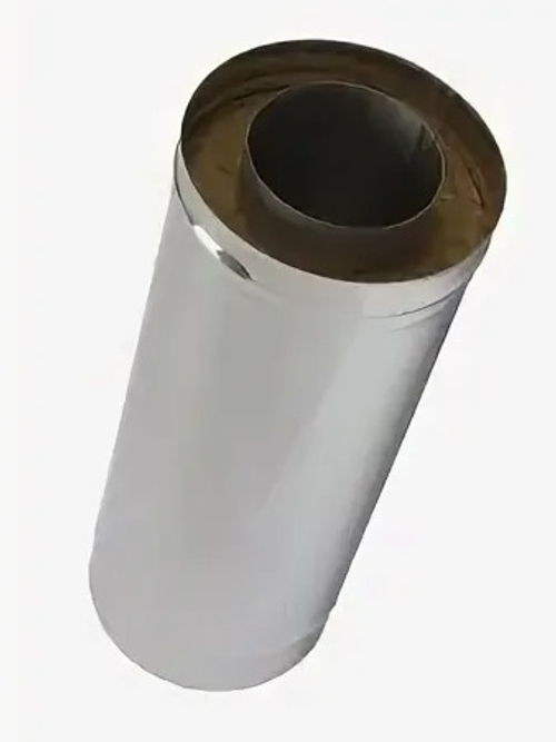 Сэндвич-труба D120*200 1м нерж+нерж. (0,8 мм)