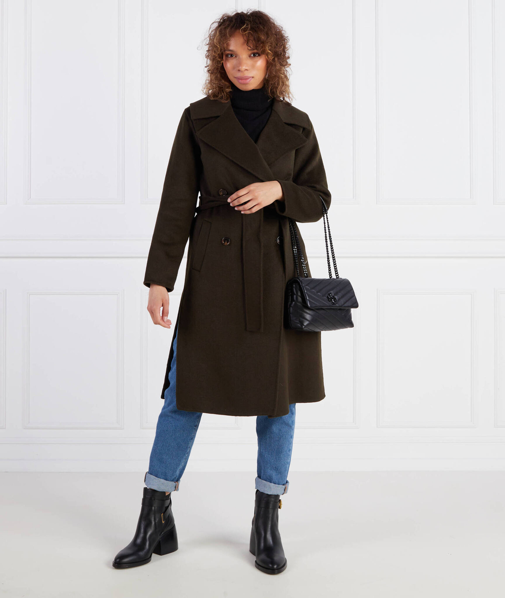 Кожаная сумка-мессенджер TORY BURCH - черный(90856)