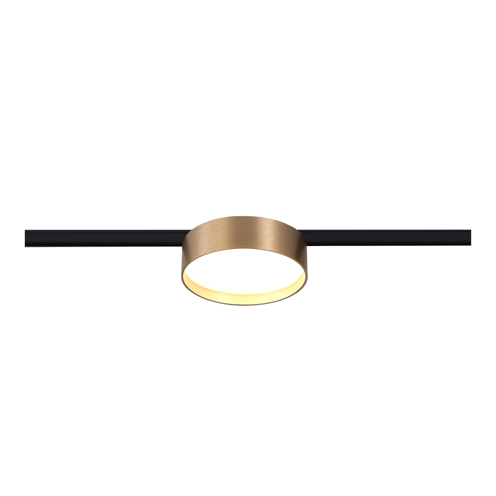 ST670.346.12 Магнитный трековый светильник Латунь LED 1*12W 4000K 500Lm Ra&gt;80 100° IP20 D113xH34 24V