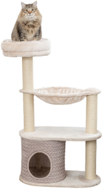 Домик для кошки Alessia, 114 см, светло-серый/песочный, Trixie