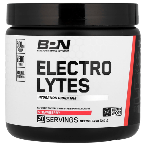 BPN, Electrolytes, смесь для увлажняющих напитков, клубника, 260 г (9,2 унции)