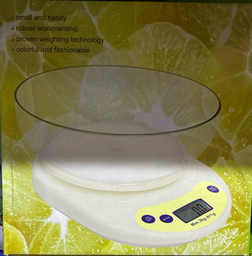 Весы электронные с чашей на 5 кг К-1 ST-7066