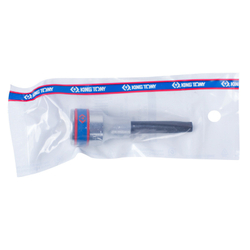 Насадка (бита) торцевая 1/2&quot;, TORX с отверстием, T45, L = 80 мм KING TONY 403745
