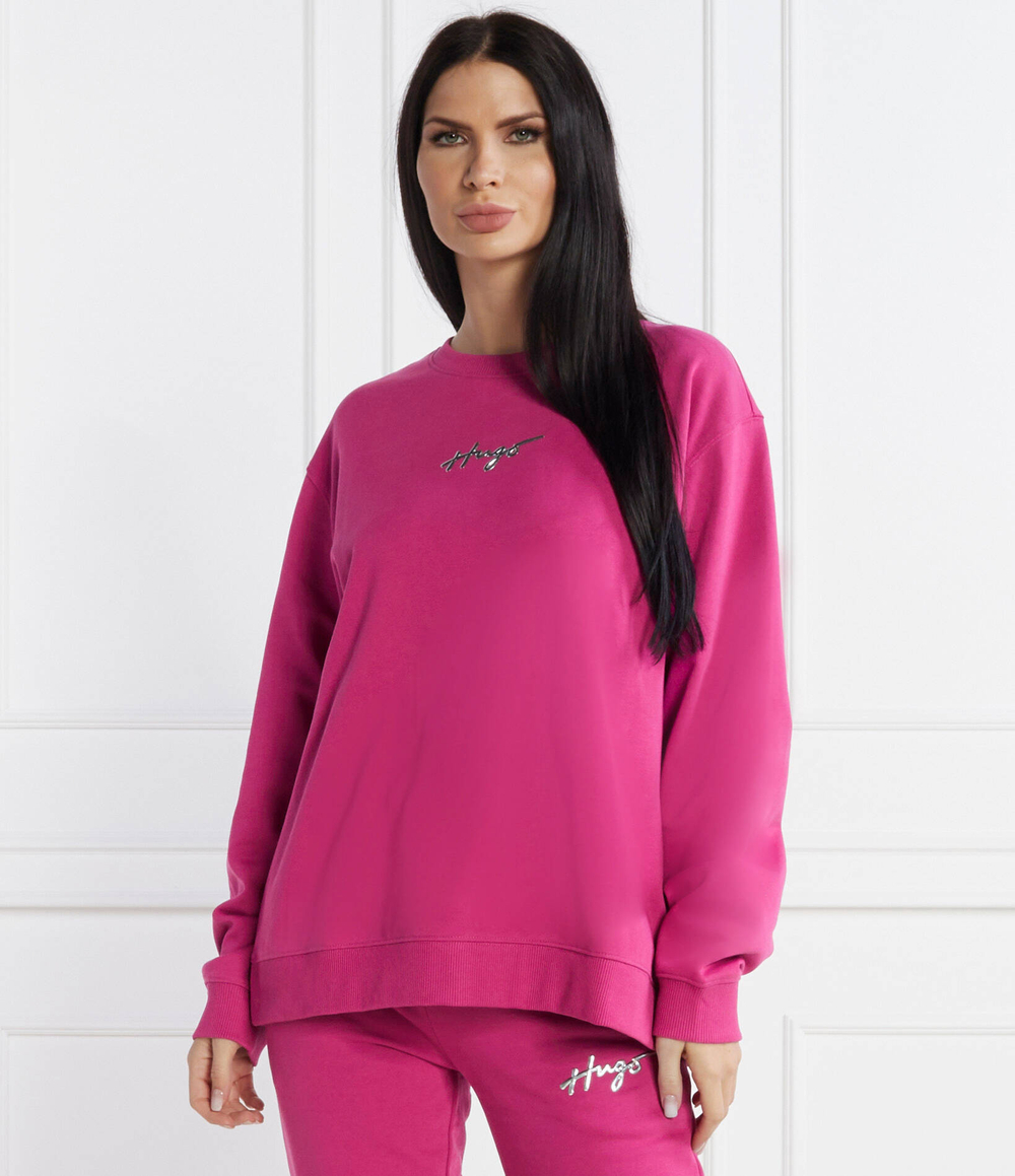 Худи Classic Crew_1 HUGO - фуксия(50508558)
