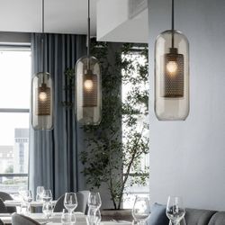 Подвесной светильник CATCH AMBER Pear L D30