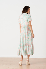 51668 Платье женское (мятный принт)