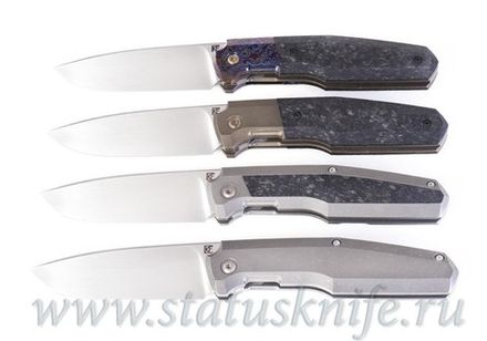 Сет 4 ножа CKF/Philippe Jourget FIF20 2021 (M390, Ti , CF, ZircuTi, Больстер)