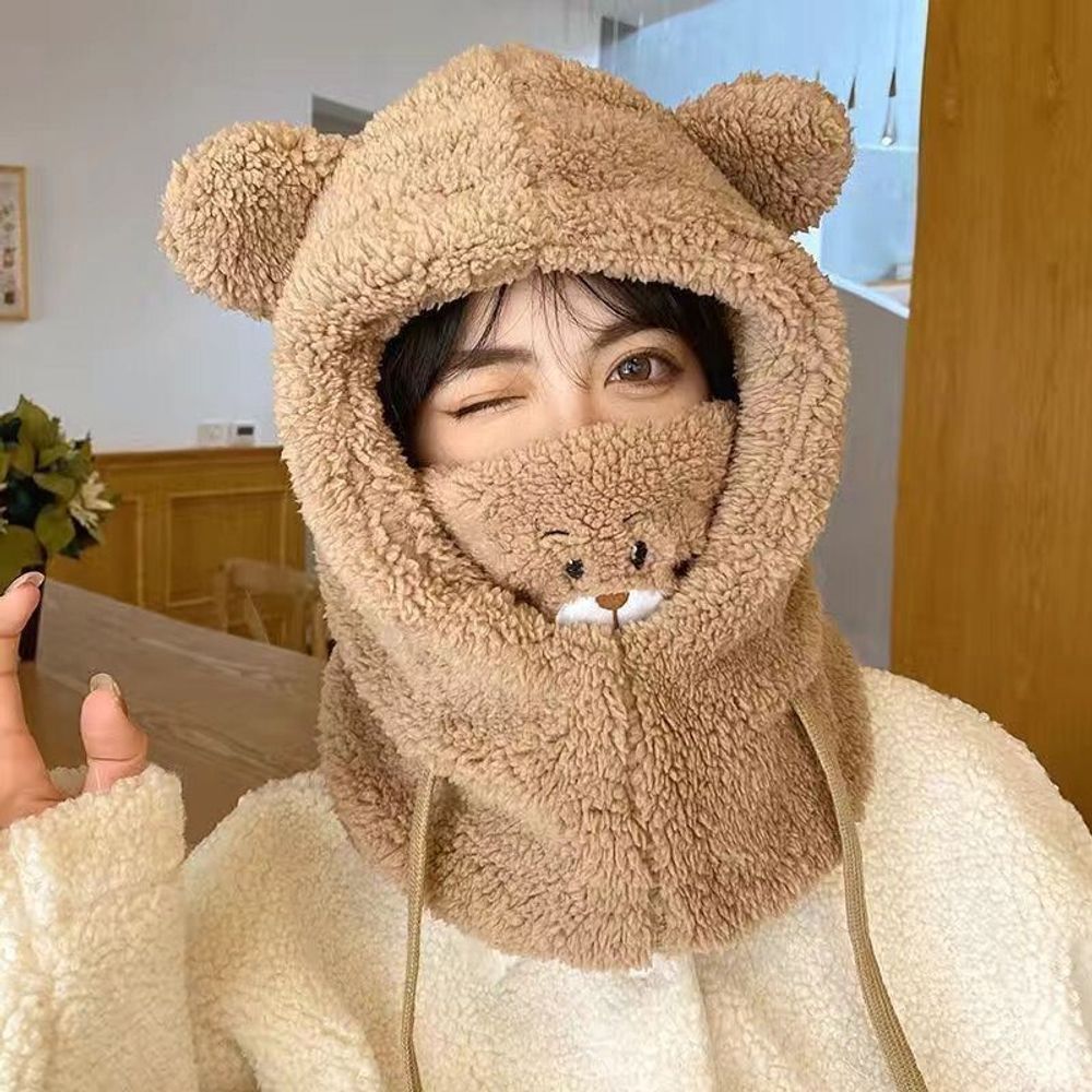 Шапка теплая с ушками &quot;Teddy&quot;