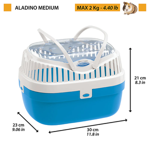 Переноска для мелких животных, Ferplast ALADINO MEDIUM, 30 x 23 x h 21 см