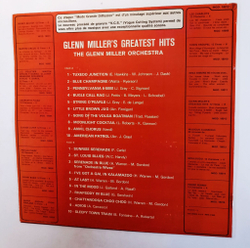 Винтажная виниловая пластинка LP Glenn Miller Glenn Millers Greatest Hits (France 1974)