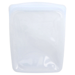 Stasher, многоразовый силиконовый пакет для пищевых продуктов, 0,5 галлона, прозрачный, 1,89 л (64 жидк. унции)