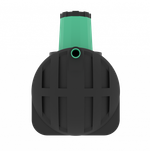 Подземная емкость Мультпласт 2.0 2000 л. горизонтальный (2150x1140x1730см;80кг;черный) - арт.555469