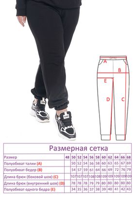 Цена на Брюки-5664 больших размеров