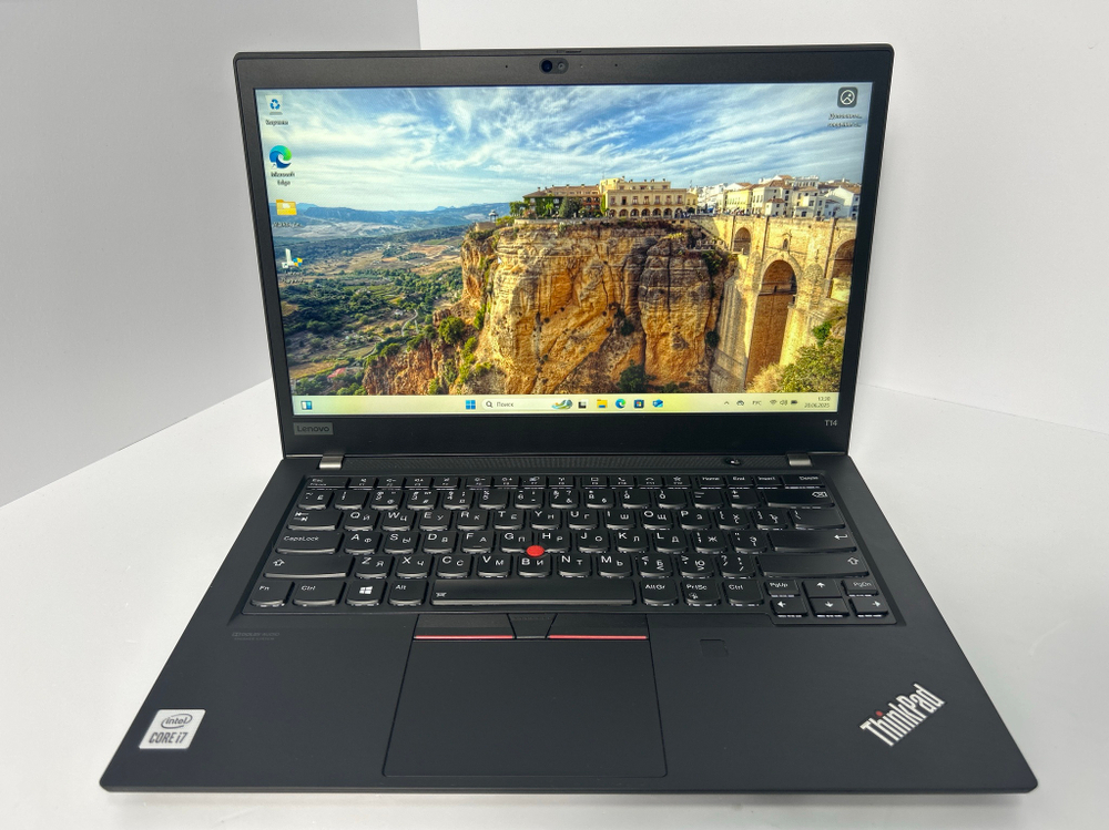 Ноутбук Lenovo ThinkPad T14 G1 T (20s00058rt) 14"/Intel Core i7 10510U/RAM 16 GB/SSD 1024 GB/Intel UHD Graphics/1920х1080/IPS/Windows 10/Подсветка кл-ры:LED/черный. Состояние: B1