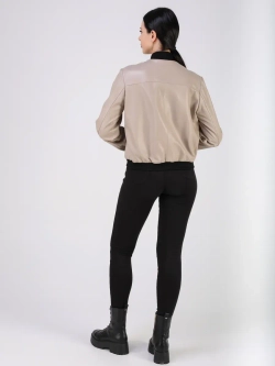 Кожаная куртка демисезонная Турция бомбер