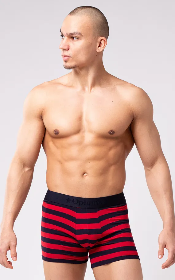 Мужские трусы R-126 Синий-Красный