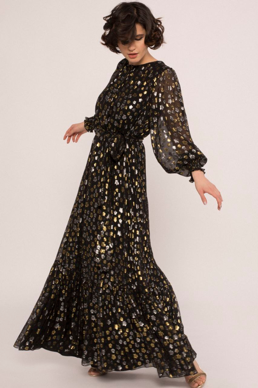 Платье длинное Nissa звезды