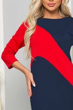 Платье "Ингрид" (рэд энд блю) П4927 LT Collection