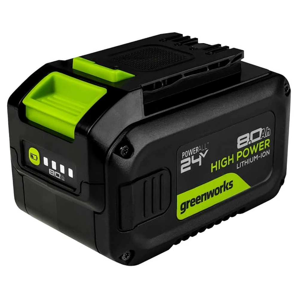 Аккумуляторная газонокосилка Greenworks GD24LM33K8 24В (1 x 8 Ач, ЗУ) нож 33 см, 2516107U8