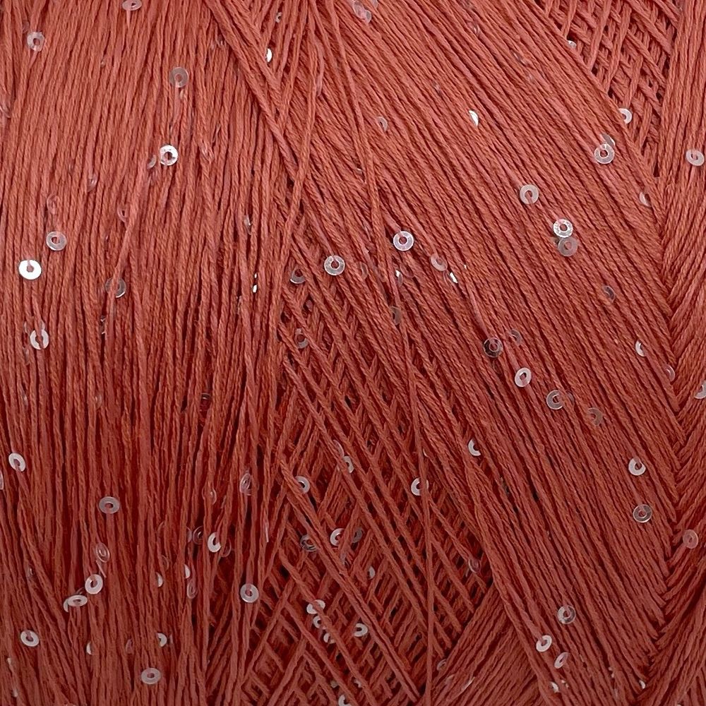 Пряжа пайетки на бобине (200 гр) FILATI ITALIANA 100% хлопок+пайетки