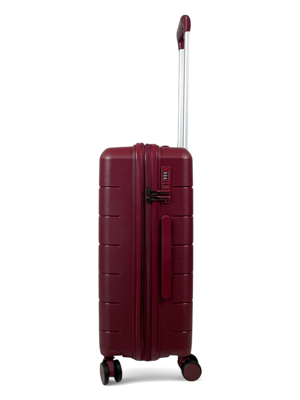 Средний чемодан Mironpan 23102, Бордовый, M+
