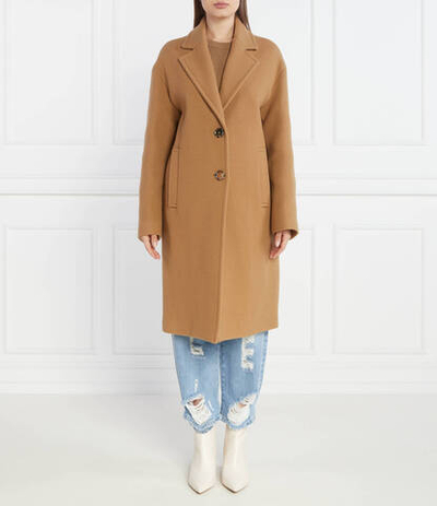 Хлопковое пальто Pinko - коричневый(101809 Y7DY)