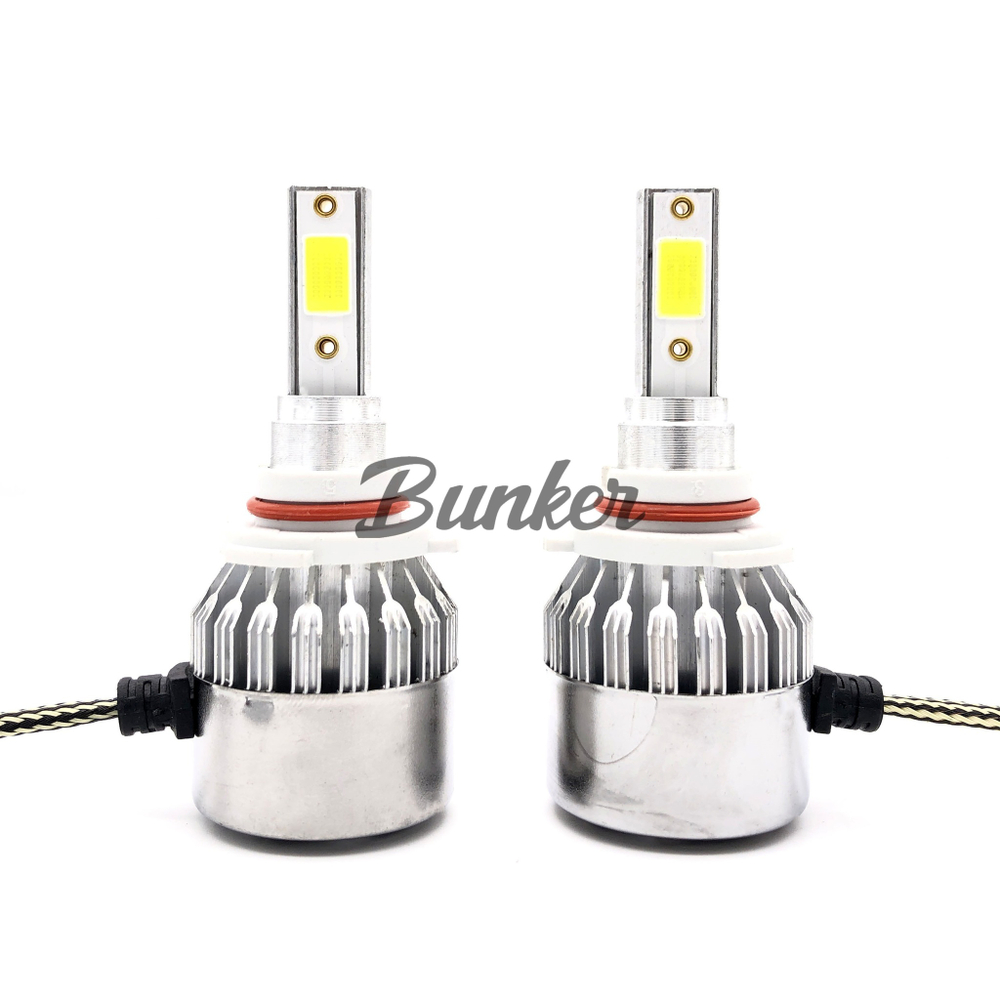 Светодиодные лампы C9, цоколь HB3 в головной свет, (компл)