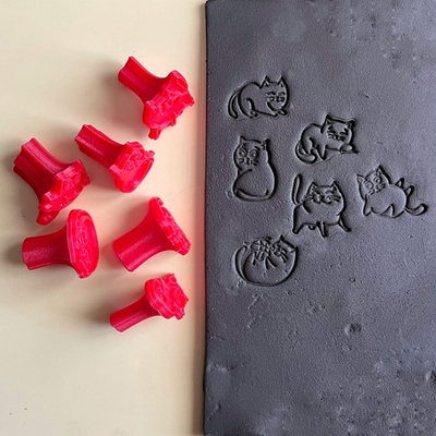 Набор штампов «Коты №5»
