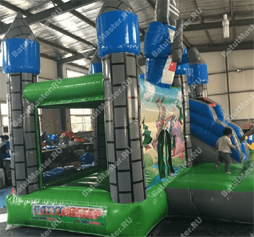 Коммерческий надувной батут "Замок самурая"