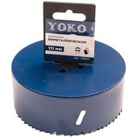 Коронка биметаллическая 111 мм Yoko