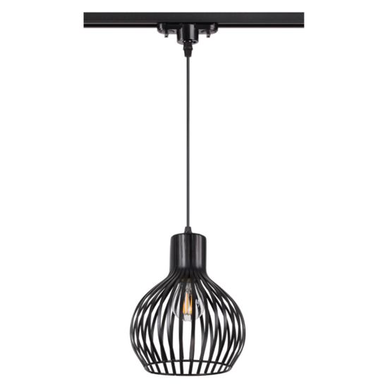 370425 PORT NT19 294 черный Светильник трековый однофазный трехжильный IP20 E27 50W 220V ZELLE