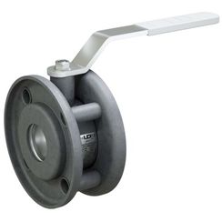 Кран шаровой стальной межфланцевый LD Стриж Ду40 Ру16 оцинкованный, полнопроходной