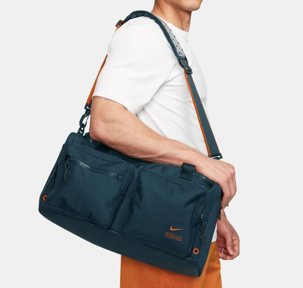 Сумка спортивная Nike Utility S Power Duffel Bag - armory navy/armory navy/monarch