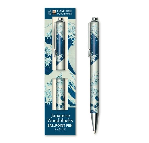 Qələm \ Ручка Katsushika Hokusai: The Great Wave Boxed Decorative Ballpoint Pen