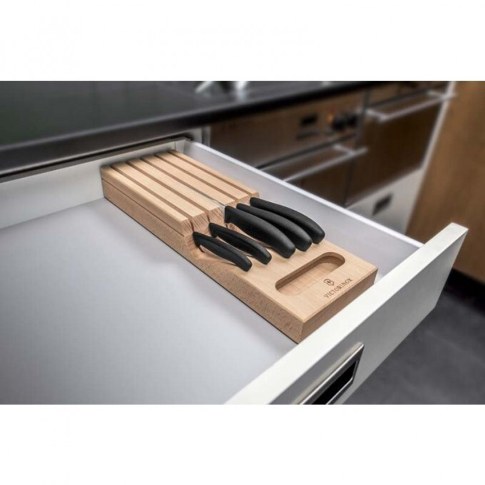 Набор Victorinox кухонный, 5 предметов, в подставке из бука
