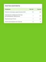 Матовый натяжной потолок 1.9 м2