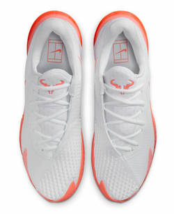 Мужские кроссовки теннисные Nike Zoom Vapor Cage 4 Rafa - white/bright mango/white