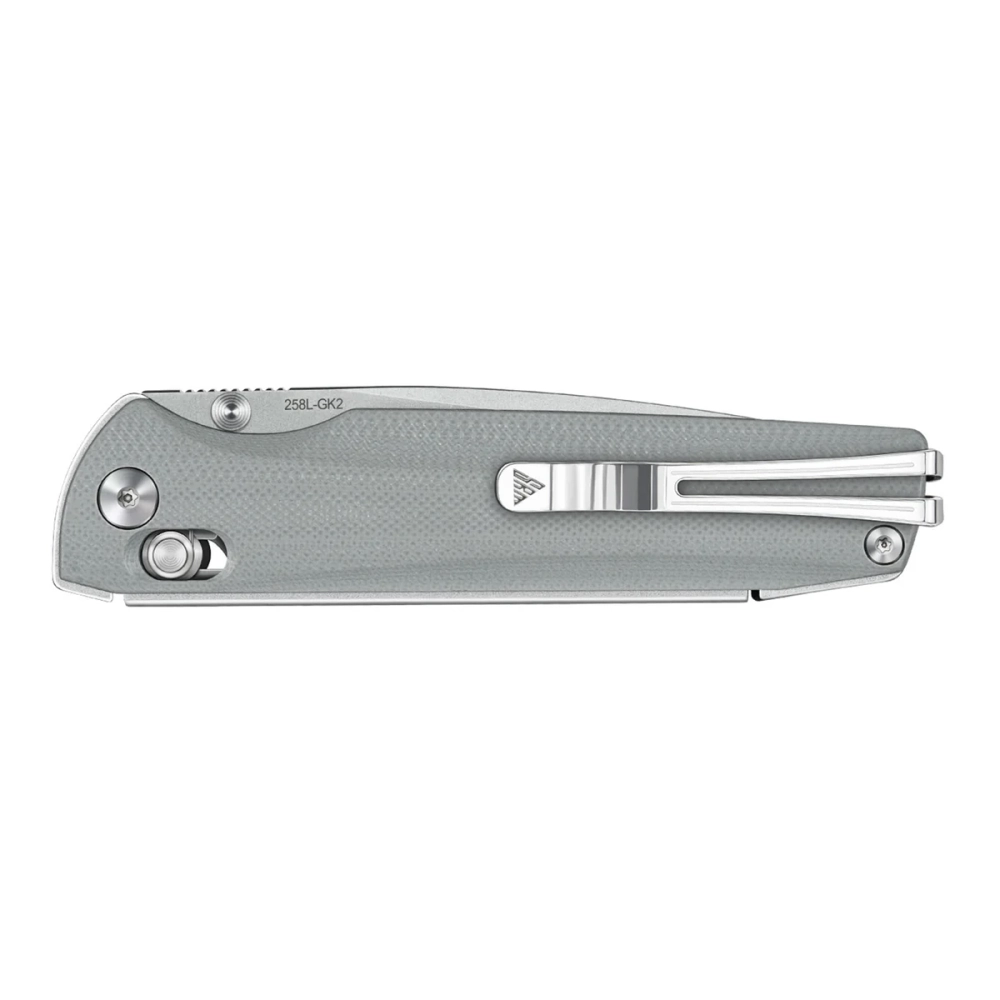 Нож складной SRM 258L-GK2 Terrier Beadblast (140Cr Laminated, Grey G10)