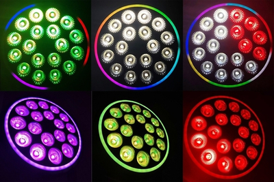 Прожектор Led par 18*8W (RGBW, pixel+strip), Big Topper