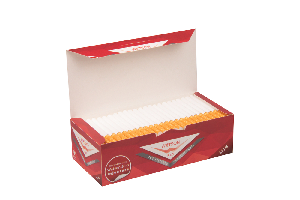 Гильзы сигаретные SLIM CIGARETTE TUBES-WATSON RED 17*200*50 (STANDART)