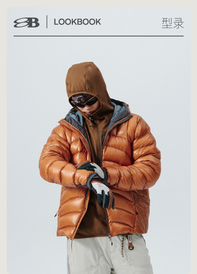 Пуховик Nothomme BLUE Men’s Lightweight Hooded Down Puffer Jacket