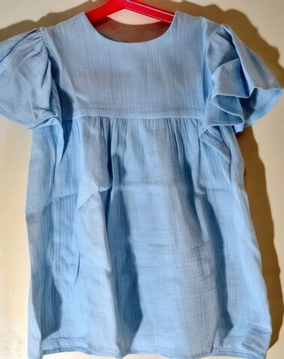 Детское платье, размер 30, цвет голубой